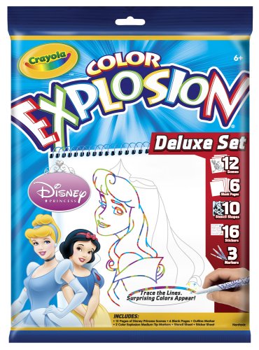 Crayola Color Explosion White Deluxe Set Disney Princess