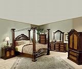 Montecito II Eastern King Bedroom 5PC Set: Includes King Size Bed, Dresser  ....