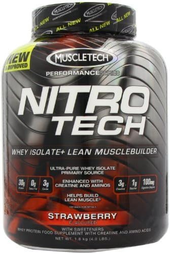 Muscletech Nitro Tech Hardcore Pro Series Strawberry 1.8kg by CHJUK