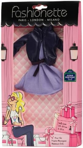 2 Fashion Outfits - Hollywood dress + Afternoon shopping - to fit Barbie By Fashionette Paris