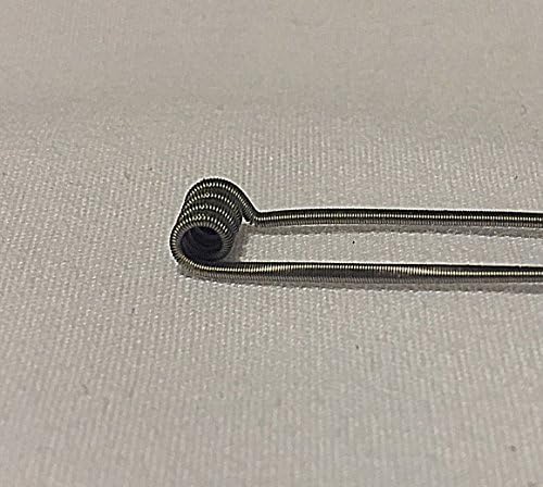 10 Pre-built Fused Clapton Coils Kanthal A1 0.24 Ohms Sub Ohm Vaping Rda or Rba (26/32 ga)