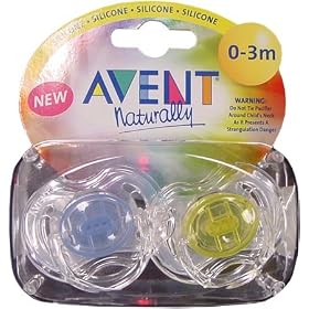 Click here to buy Avent Translucent Newborn Pacifier 0 - 3 Months by Phillips Avent.