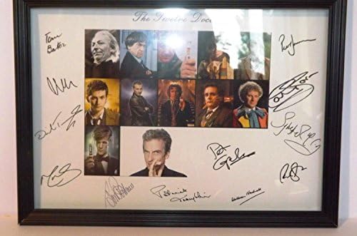 Doctor Who, the Twelve Doctors, Superb Framed A4 Print in Perfect Condition