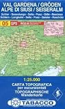 Gr�den, Seiser Alm: Wanderkarte Tabacco 05. 1:25000 - 