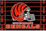 Cincinnati Bengals 39 X 59 Acrylic Tufted Rug