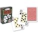 Modiano Italian Poker Game Playing Cards - Green Box Texas Poker - RED Deck - Jumbo 2 Index - Single Card Deck - Made in Italy