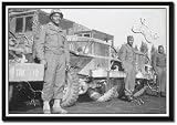 Framed Art Poster 20x30, 24th Infantry Waiting to Advance on Japanese