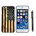iPhone 6 Plus Case, Linkertech Apple iPhone 6 Plus Case, Premium Shatterproof Soft IMD TPU Case Bumper Cover[Slim Fit] for Apple iPhone 6 Plus 5.5 Inch (Retro USA Flag)