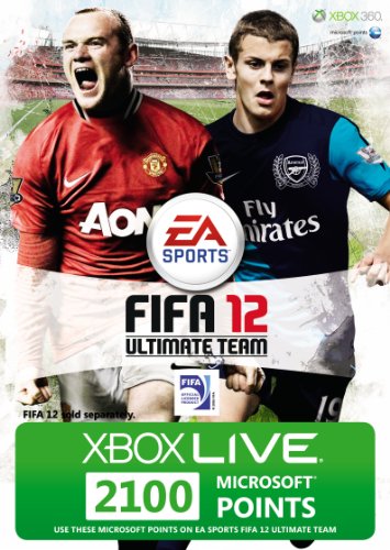 Xbox Live 2100 Points Card FIFA 12 Branded