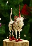 Krinkles Pat Santa Hat Cat Ornament