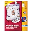 Avery Printable Fabric for Inkjet Printers, 8.5 x 11 Inches, Pack of 5 (03384)