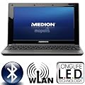 MEDION E1222 Netbook 10" / 25cm LED 250GB 1,6GHz 1GB RAM Bluetooth W-LAN WIN7 6 Zellen Marathon Akku � Intel� Atom Prozessor N450