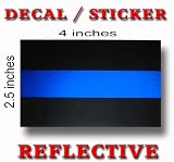 Thin Blue Line Decal Sticker