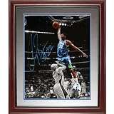 Signed Corey Brewer Photo - Minnesota Timberwolves Spotlight Dunk vs Fisher Deluxe Framed 16x20 - Autographed College Photos