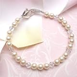 Baby Bridal Pearls Heirloom Bracelet 2-4 yrs