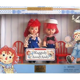Barbie Raggedy Ann & Andy Tommy & Kelly Storybook Collectibles
