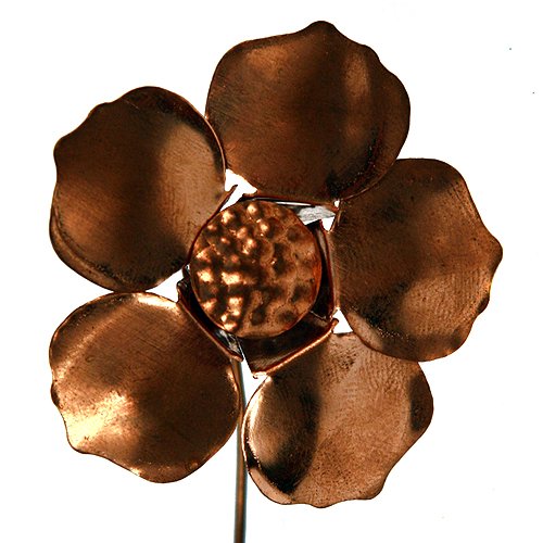 One Dozen Copper Pomegranate Flowers