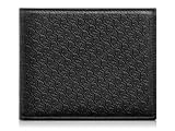 [ディオール・オム] DIOR HOMME トロッター型押し ロゴモノグラム 小銭入れ付き二つ折り財布(ブラック)(2DIBC001 DIS 900U)　並行輸入品 ディオール 小銭入れ