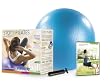 Stott Pilates Stability Ball Plus Gift Pack with DVD (Blue, 55 cm)