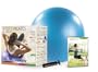 Stott Pilates Stability Ball Plus Gift Pack with DVD (Blue, 55 cm)
