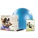 Stott Pilates Stability Ball Plus Gift Pack with DVD (Blue, 55 cm)