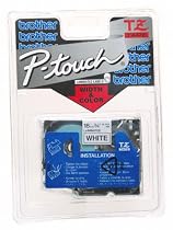 Brother 3/4 Inch x 26.2 Feet Black on White Labeling Tape (TZ241)