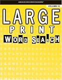 Large Print Word Search (Large Print Crosswords & Word Searches)
