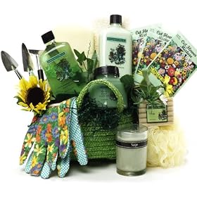 Gardener's Relief Spa Set Bath and Body Gift Basket - A Great Gift For Her!