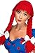 Smiffy's Women's Rag Doll Wig Pigtails with A Fringe and Bows