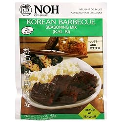 NOH Korean Barbecue (Kal Bi), 1.5-Ounce Packet, (Pack of 12)
