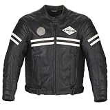Alpinestars Dragster Leather Motorcycle Jacket Black/White 56
