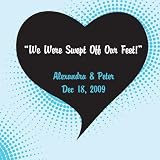 Swept Off Our Feet Favor Place Cards W8622 Quantity of 1