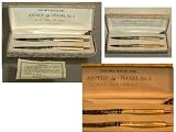 Arpege Chanel No. 5 Perfumed Writing Pens 14kt Gold