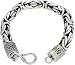 20 Super Heavy Sterling Silver 3/8 ( 10 mm ) Round Byzantine  BALI  Chain.
