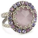 Sorrelli Violet Eyes Purple Crystal Round Cock