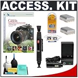 Introduction to the Canon XTi/EOS 400D Digital SLR Camera Instructional DVD + 2 Spare NB-2LH Battery Packs + Charger + Accessory Kit