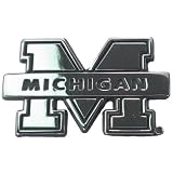 Michigan Wolverines Chrome Auto Emblem