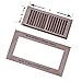 4 X 12 Inch White Oak Wood Flush Mount with Frame Vents,Floor Register Vent Cover Grille Unfinished by WELLAND, 3/4
