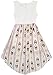 Sunny Fashion Girls Dress Hi-lo Maxi Sequin Chiffon Lace Beige