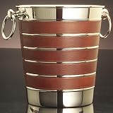 WINE COOLER WITH LEATHER TRIM