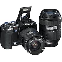 Olympus Evolt E500 8MP Digital SLR with 14-45mm f/3.5-5.6 & 40-150mm f/3.5-4.5 Zuiko Lenses