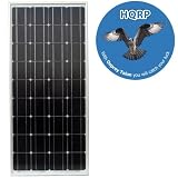 HQRP 90 Watt (Size of 80 Watt / 80W) Solar Panel 90W Power 12V Monocrystalline PV Module Photovoltaic plus HQRP Coaster