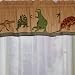 Dino Dave Green Valance