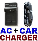 NEEWER® Wall & Car Battery Charger Set For Fuji NP-40 F470 F480 F650 Z1 Z5 V10