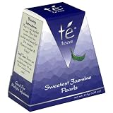 Review Te Teas  / Te Tea Silken Pyramid Whole Leaf Tea Bags, Sweetest Jasmine Pearls, 0.08-Ounce Single Serve Pyramid Sachets (Pack of 60)