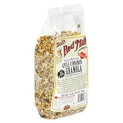 Bob's Red Mill Granola, Apple Cinnamon No Fat, 12-Ounce Bags (Pack of 4)