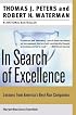 In Search of Excellence                                                          : Lessons from America's Best-Run Companies