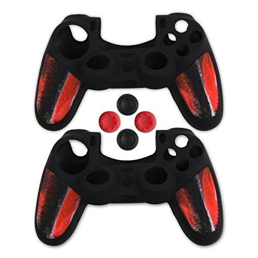 Silicone PS4 Controller Skin BPA Free Protector Cover Case for Sony