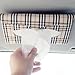 Car Sun Visor Tissue box Auto accessories holder Paper Napkin Clip- Faux Leather