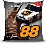 Dale Jarrett 88 UPS Nascar Sublimation 18 in Toss Pillow